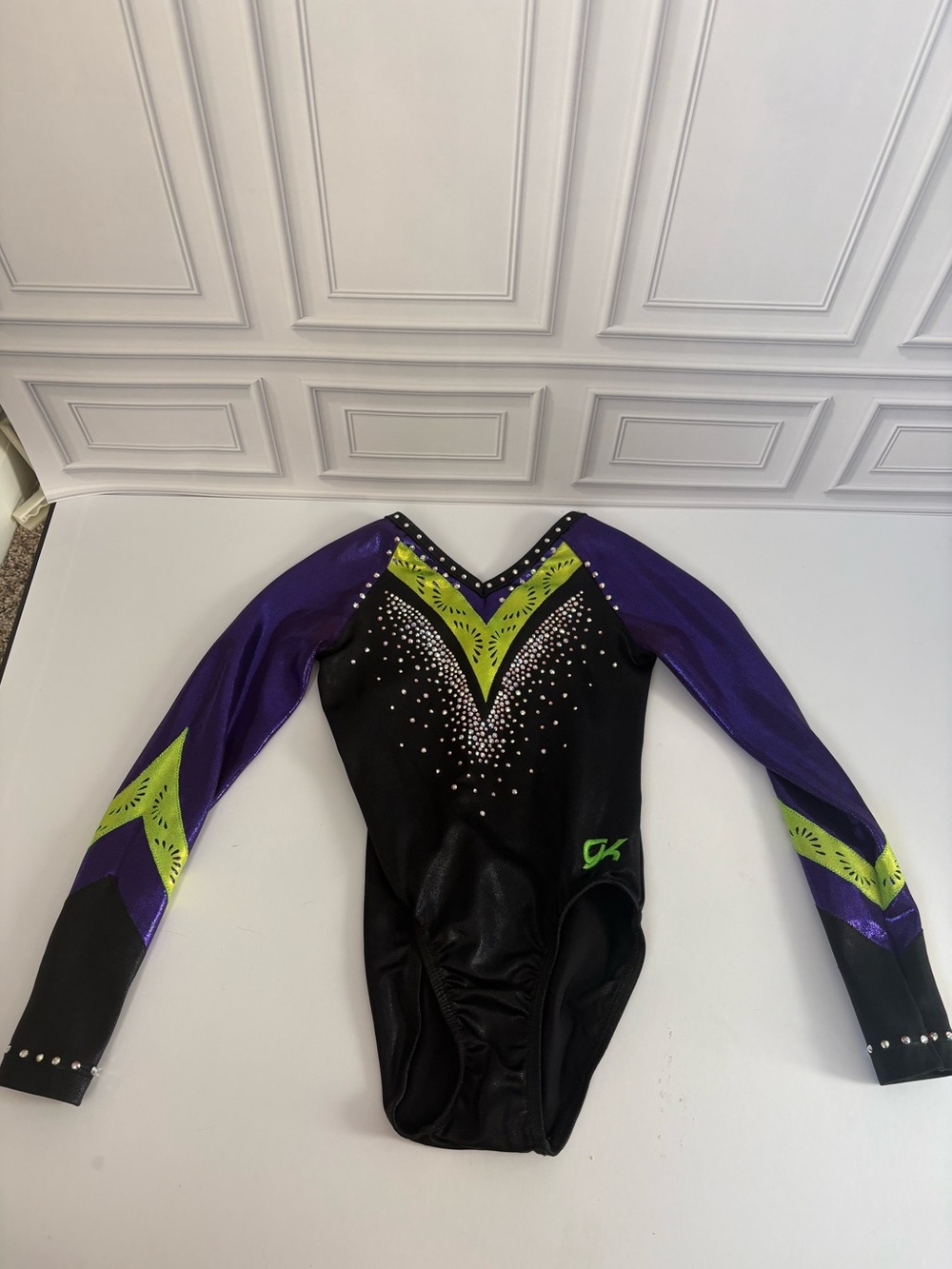 New GK Elite Girls Gymnastics Leotard – Child Medium
